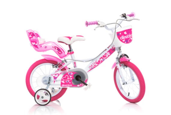 Dino Bikes 8006817903109 rosa city bike 12'' bici