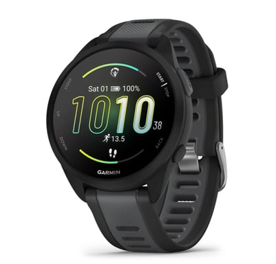 Garmin Forerunner 165 3,05 cm (1.2'') AMOLED 43 mm Numérique 390 x 390 pixels Écran tactile Noir GPS (satellite)