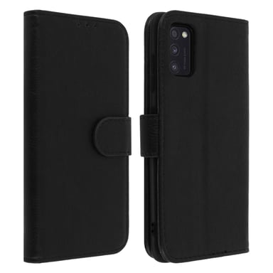 Étui pour Samsung Galaxy A41 Housse Intégrale Porte-carte Fonction Support Noir