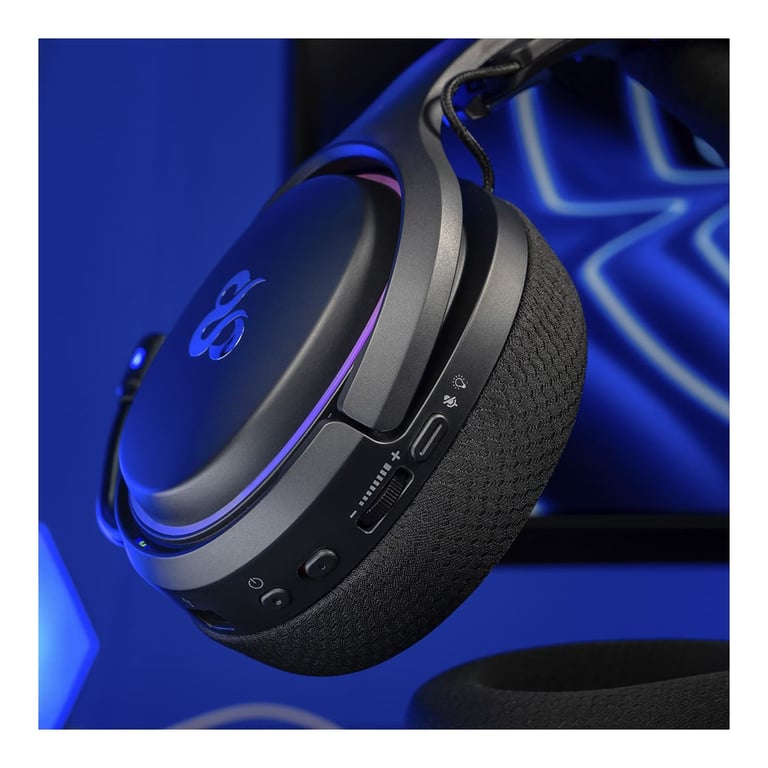 Casque Gaming Sans Fil Newskill Aton V2 RGB Bluetooth 5.0 Neuf - vue 6