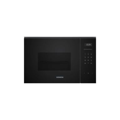 Micro-ondes encastrable Siemens BE555LMB1 iQ500 25 L 900 W gril 1,2 kW cookControl8 humidClean noir - Neuf