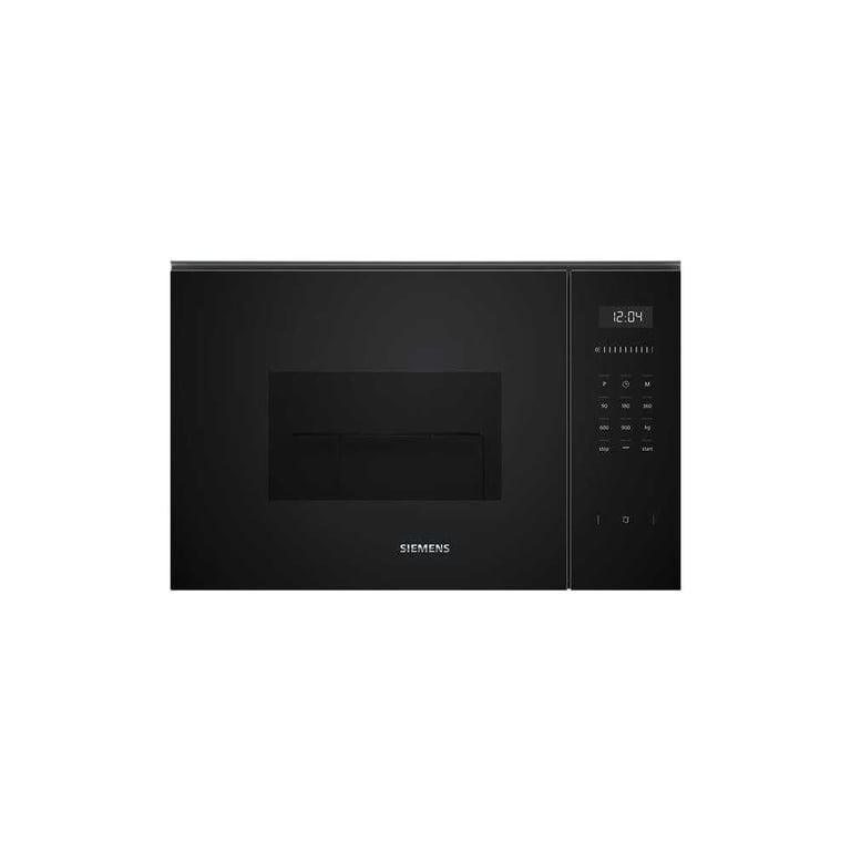 Siemens BE555LMB1 iQ500 Four à micro ondes encastrable avec fonction grill 59 x 38 cm 25 de surface de cuisson en acier inoxydable commande TouchControl aide au nettoyage hydrolytique - vue 8