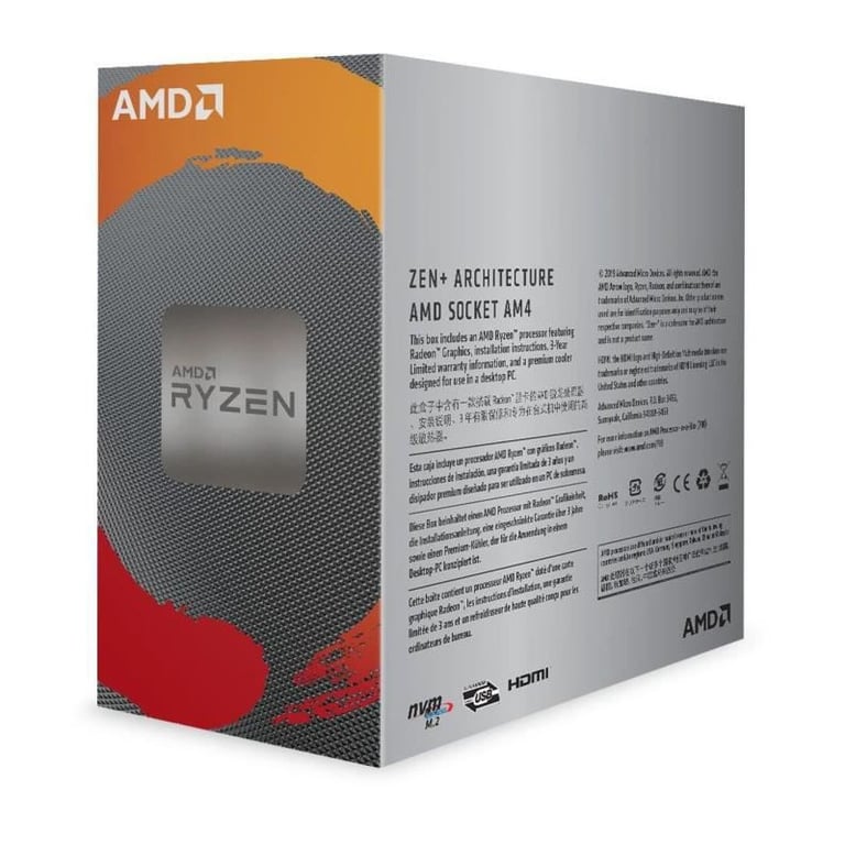 AMD Ryzen 3 Wraith Stealth Edition 3.6 GHz / 4 GHz - vue 6