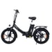 ONESPORT OT16 Bicicleta eléctrica plegable - 350W 720WH Autonomía 52KM - Negro