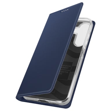 Dux Ducis Funda para Samsung Galaxy A55 Solapa Portatarjetas y Soporte Video Azul