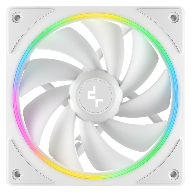 DeepCool FL12 SE WH 3 in 1 Boitier PC Ventilateur 12 cm 3 pièce - vue 2