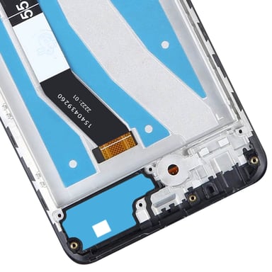 Écran Original Motorola G32 LCD + Vitre Tactile (avec châssis) Gris clair