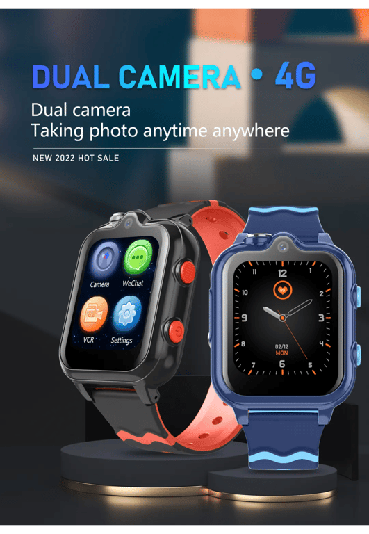 Montre intelligente pour enfants Valdus D35 écran IPS de 1 69 pouces 1000 mAh double caméra Neuf - vue 2