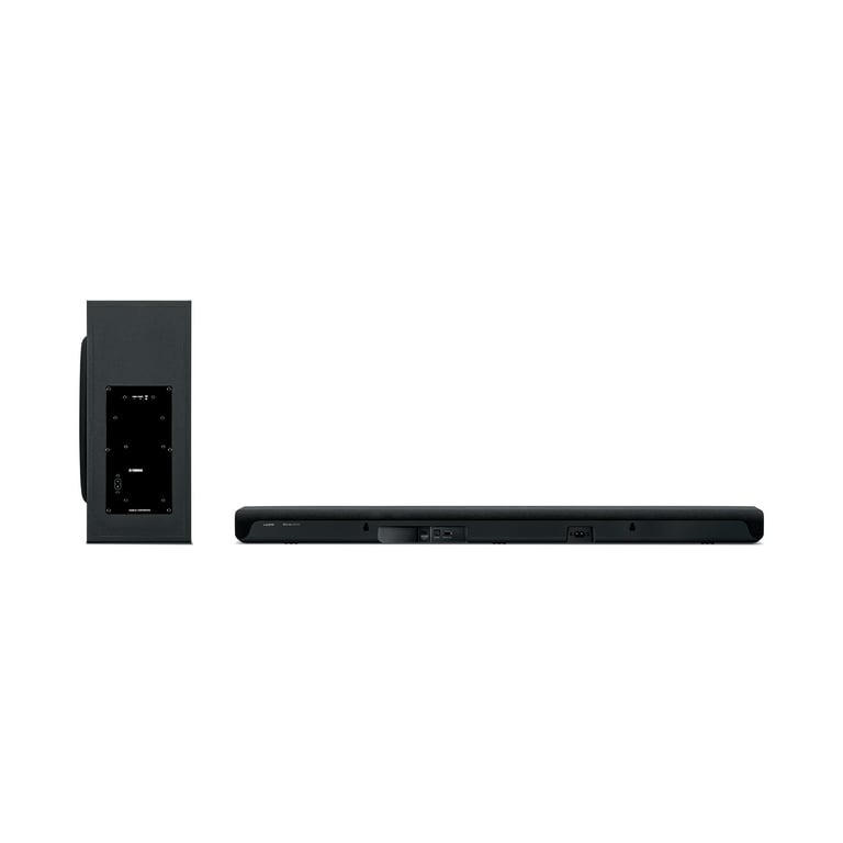 Barre de son Dolby Atmos YAMAHA ATS B400BL 2.1.2 6 HP caisson sans fil HDMI eARC optique Bluetooth 4K60fps Controller - vue 3