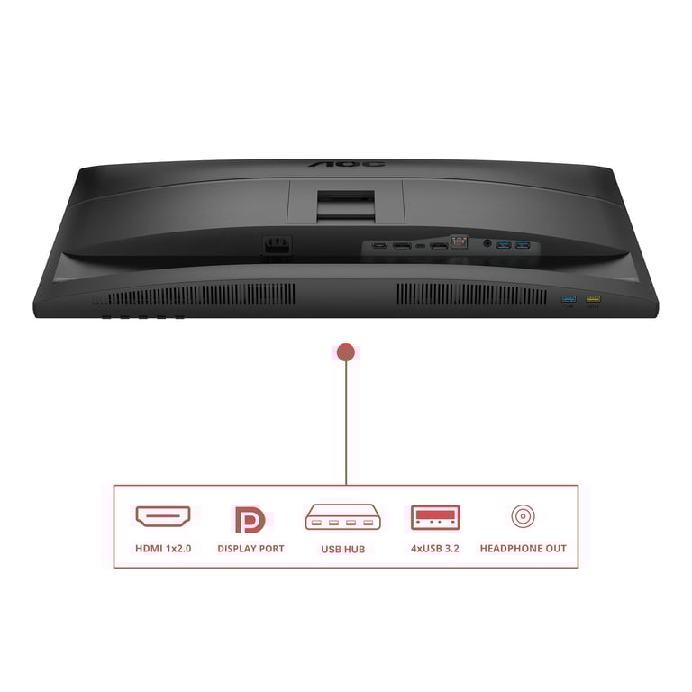 AOC E4 Q27E4CV écran plat de PC 68 6 cm 27 2560 x 1440 pixels Quad HD LED Neuf - vue 2