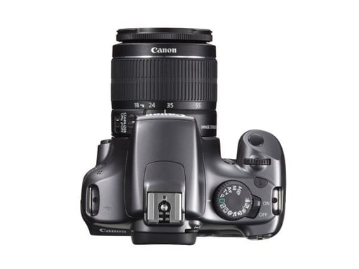 Canon EOS 1100D + EF-S 18-55mm Kit d'appareil-photo SLR 12,2 MP CMOS 4272 x 2848 pixels Gris