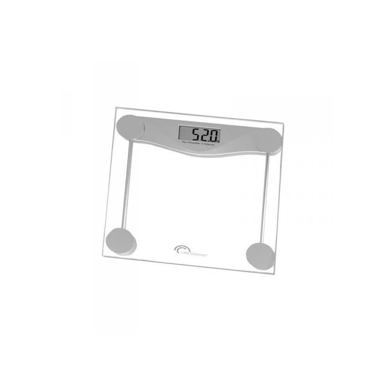 pèse personnes electronique SB2 little balance 8194 design épuré et élégant par son plateau en verre trempé coloré - vue 4