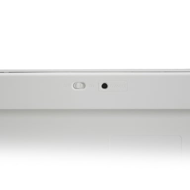 Ewent EW3161 teclado Oficina Bluetooth QWERTY Español Plata, Blanco