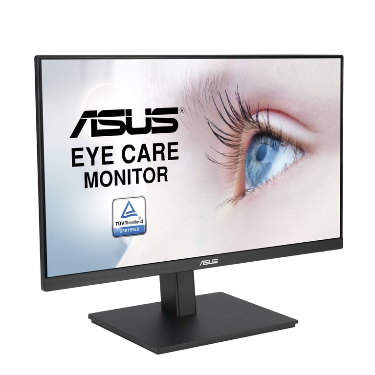 ASUS VA24EQSB Ecran PC 23 8" FHD Dalle IPS 16:9 75Hz 5ms 1920x1080 300cdm² DP HDMI VGA et 2X USB 3.2 Flicker Free Filtres de lumière Adaptive Sync. Haut parleurs - vue 4