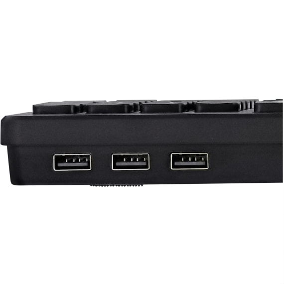 Clavier gaming filaire Azerty T'n'b avec 3 x Hub USB A intégrés - vue 4