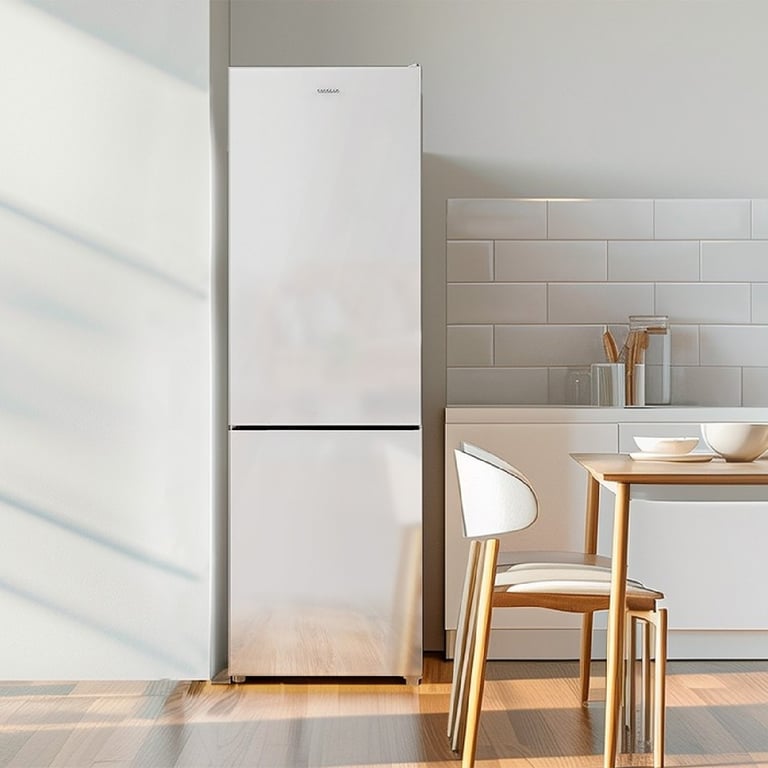 Cecotec Réfrigérateur combiné Bolero CoolMarket Combi 250 Glass E. Capacité de 250 Total No Frost Airflow tiroir à humidité réglable et casier à bouteilles horizontal. - vue 4
