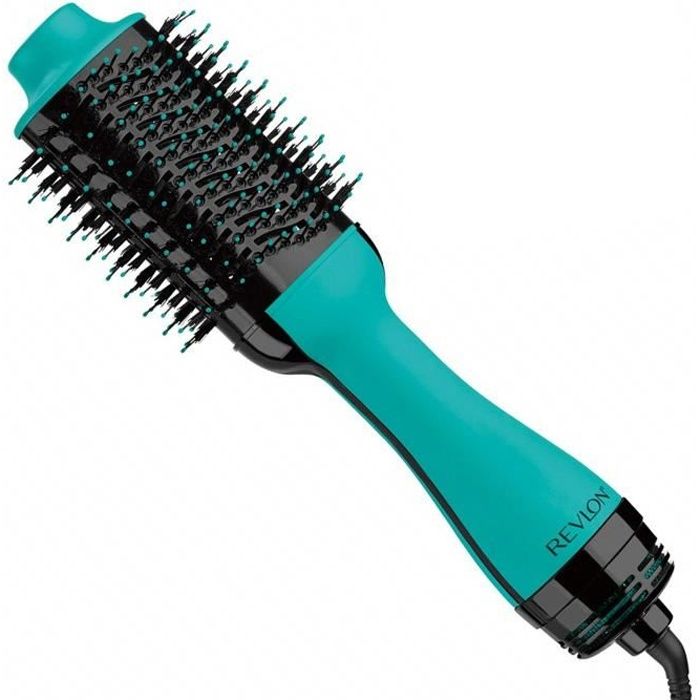 Revlon Brosse sechante volumisante Teal Blue - Technologie ionique - 2 vitesses, 3 niveaux de chaleur