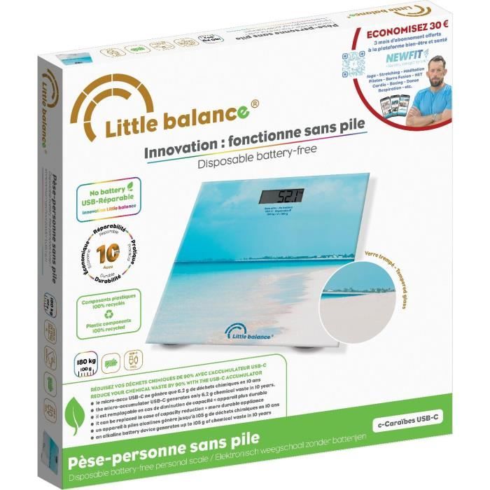 Pèse personne LITTLE BALANCE USB C Caraïbes - vue 5