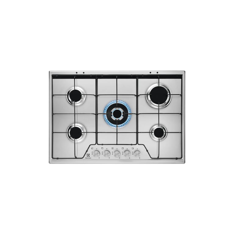 Table De Cuisson À Gaz Electrolux KGS 7534 SX – 5 Brûleurs, Finition Inoxydable - vue 2