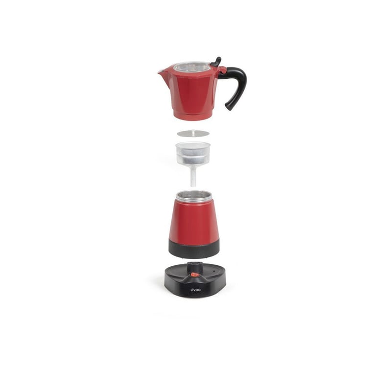 Cafetière Électrique LIVOO DOD117RC – Capacité 300 mL, 480 W - vue 4