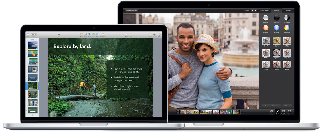 MacBook Pro Core i7 (2014) 15,4', 2,3 GHz 512 Go 16 Go NVIDIA , Argento - AZERTY