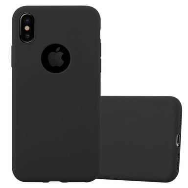 Coque pour Apple iPhone XR en CANDY NOIR Housse de protection Étui en silicone TPU flexible