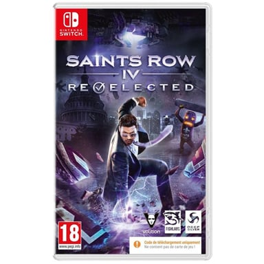 Saints Row IV Re elected Code in a box Nintendo Switch