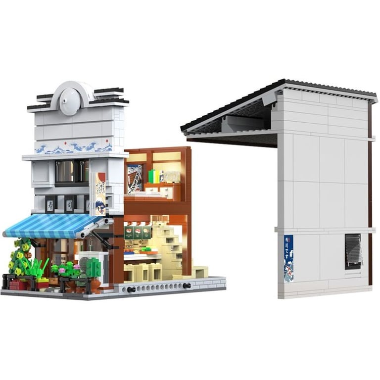 Bâtiment Magasin de Sushi Japonnais CADA 1665 pièces avec LED USB 14+ Neuf - vue 3