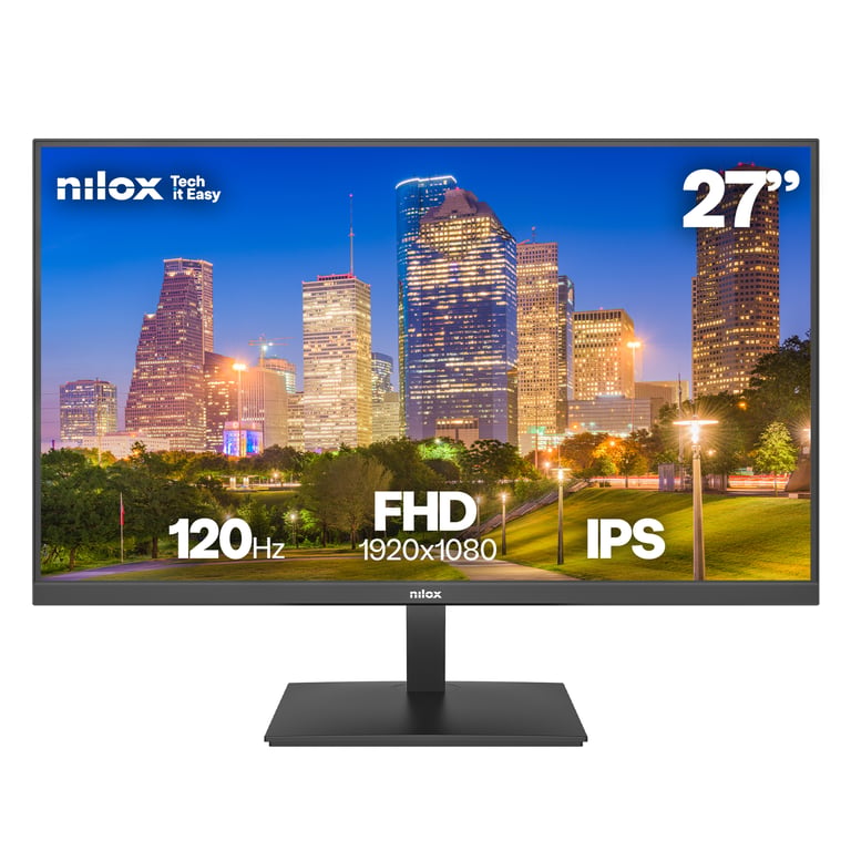Nilox MONITOR 27 IPS 120 HZ HDMI Y DP écran plat de PC 68 6 cm 27 1920 x 1080 pixels Full HD LCD Neuf