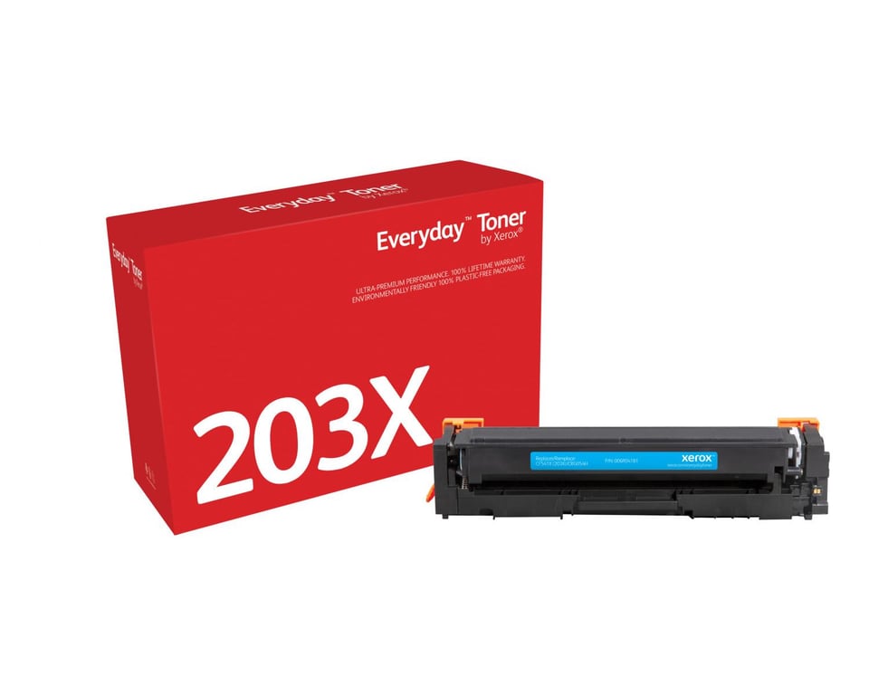 Xerox Cyan compatible cartouche de toner alternative pour : Canon CRG 054HC HP pour Canon ImageCLASS LBP622 MF641 MF642 MF644 HP Color LaserJet Pro MFP M280 MFP M281 - vue 3