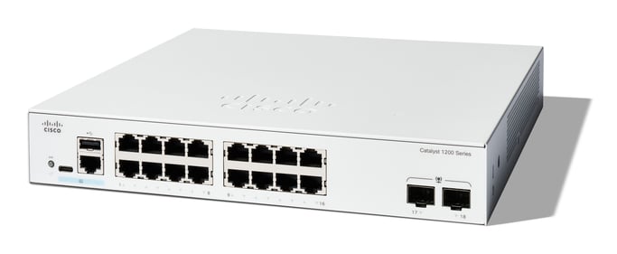 Cisco C1200-16T-2G switch Gestionado L2/L3 Gigabit Ethernet (10/100/1000) Blanco