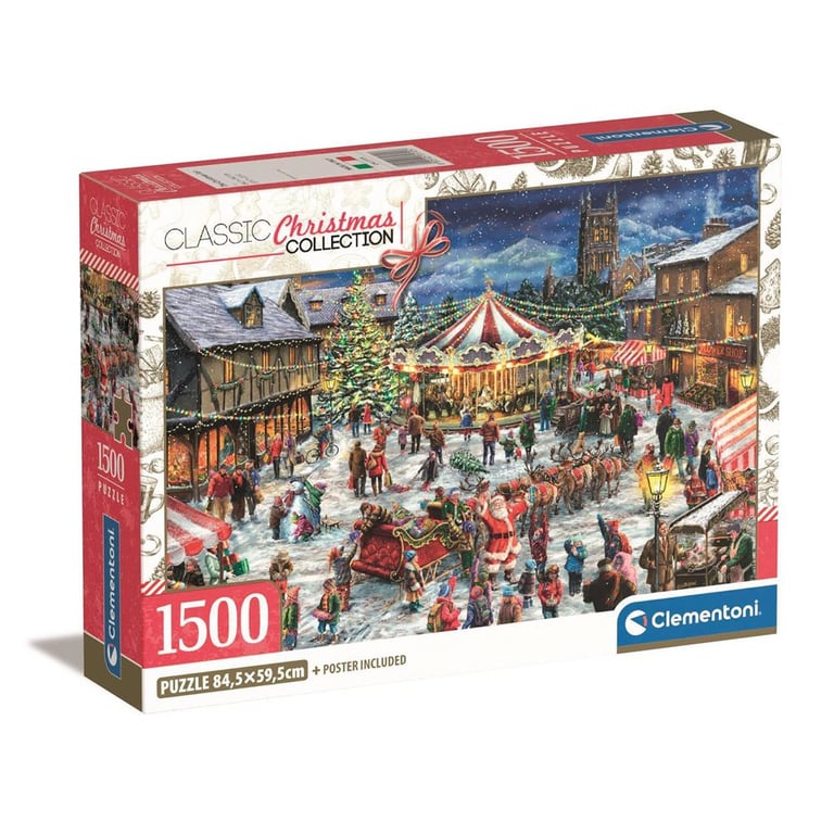 Puzzle 1500 pièces : La Foire de noël Clementoni Puzzles