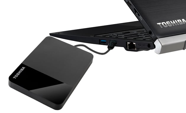 Toshiba Canvio Ready disque dur externe 2000 Go Noir - vue 8