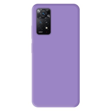 Coque silicone unie Mat Violet compatible Xiaomi Redmi Note 11 Pro