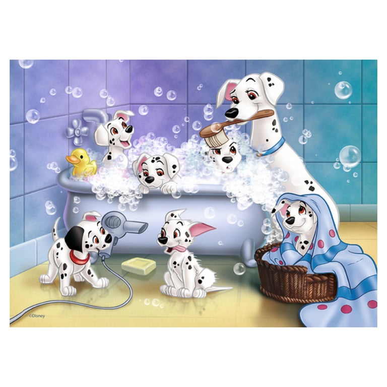 Puzzle 60 pièces Les 101 Dalmatiens : Tous au bain Ravensburger Nathan - vue 6
