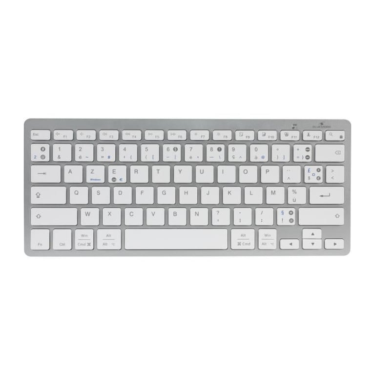 Clavier Sans Fil Bluestork KB Mini – Bluetooth 5.0, Double Layout PC/MAC, AZERTY - vue 5