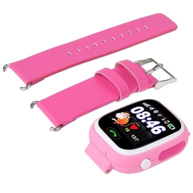 Montre Traceur GPS Enfant App Android iOs Wifi Appels SOS SMS Rose YONIS