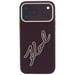 Étui Karl Lagerfeld Smooth Big Resin pour iPhone 18 Pro / 17 Pro, couleur bordeaux