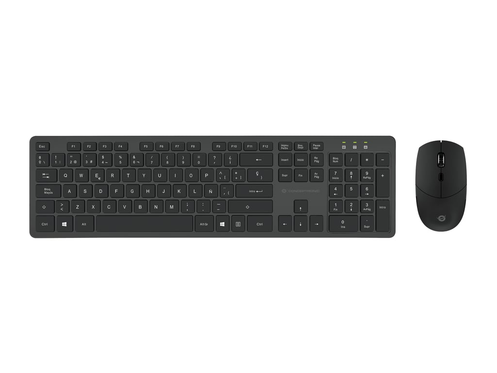 Clavier Conceptronic Orazio01ES – Sans Fil QWERTY Espagnole, 109 Touches - vue 4