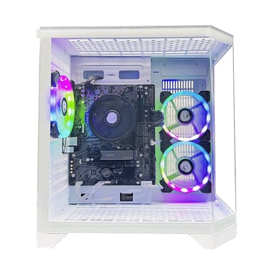 PC Gamer complet Nitropc Pack Bronze - AMD Ryzen 5 PRO 5655G, AMD Vega 7, RAM 16Go, SSD 512Go, Win11Pro, WiFi - Écran 24'' FullHD et accessoires