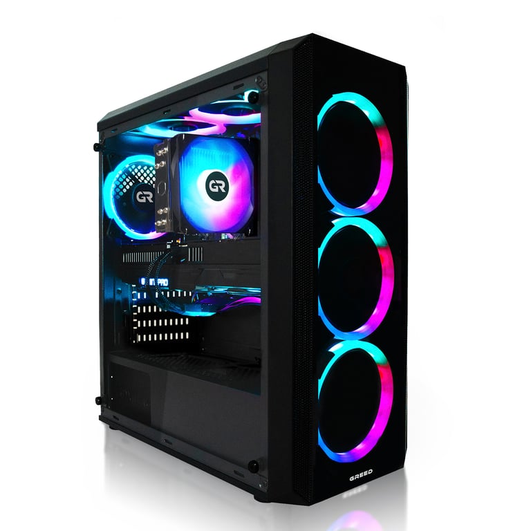 MK2 Lite PC Gamer AMD Ryzen 5 Radeon Vega 7 Rapide Bureau PC Gaming 4K & Raytracing avec 4 2 GHz RAM DDR4 SSD Ordinateur avec WiFi + Windows 11 Pro Neuf