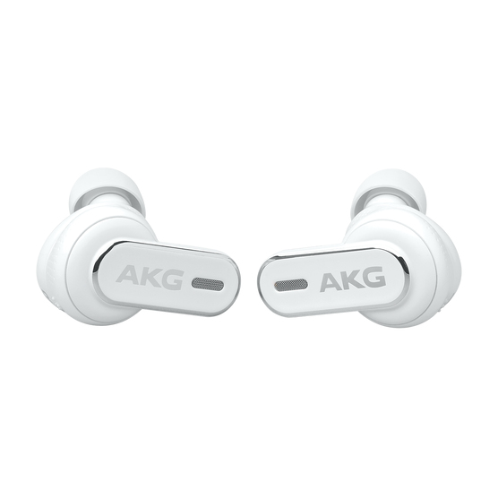 AKG N5 HYBRID Ecouteurs Sans fil Appels/Musique Bluetooth Blanc - Neuf