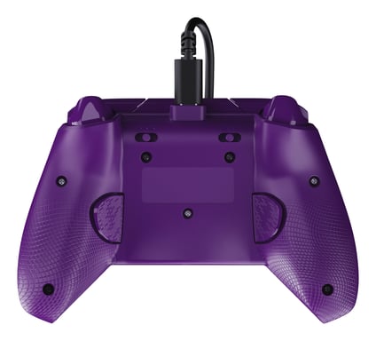 Controlador Turtle Beach Afterglow Wave Violeta Controlador de juego RGB con cable - Licencia para Xbox Series XS, Xbox One y Windows - Botones programables, gatillos con efecto Hall, controles de audio