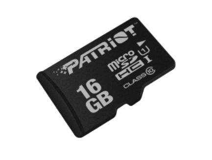 Memoria Patriot PSF16GMDC10 MicroSDHC UHS-I Classe 10 da 16 GB