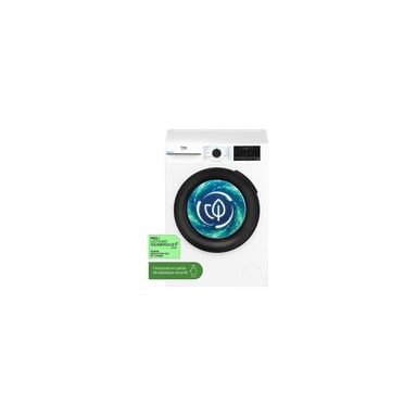 Lavadora abatible BEKO BM3WFU410211B - 10 kg - Inducción - 60 cm - 1200 rpm - Blanco