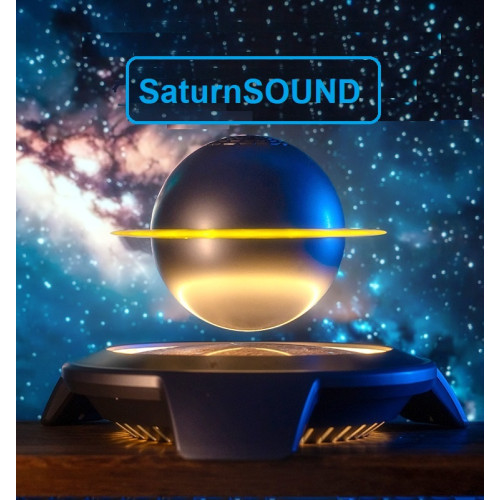 MagneticLand Enceinte sans fil en lévitation Design SATURNSOUND Noir - vue 3