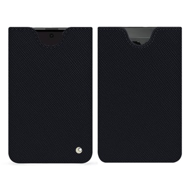 Pochette cuir Google Pixel Fold - Pochette - Noir - Cuir saffiano