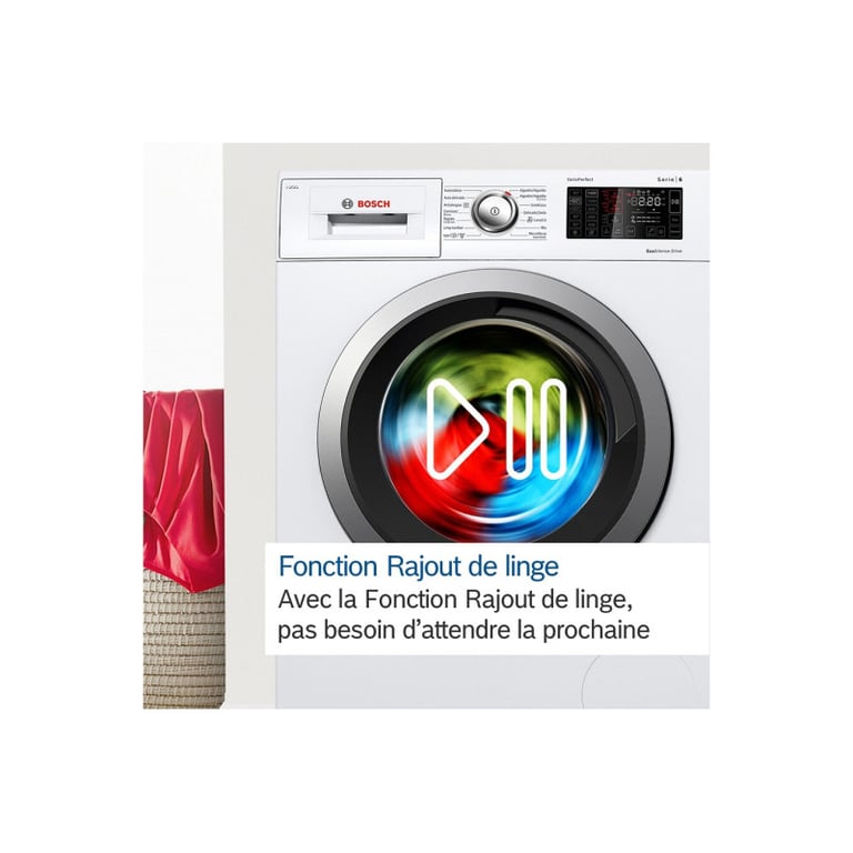 Lave-Linge Frontal Bosch WGG244FSFR – 9 Kg, 1400 Tr/min, EcoSilence Drive - vue 7
