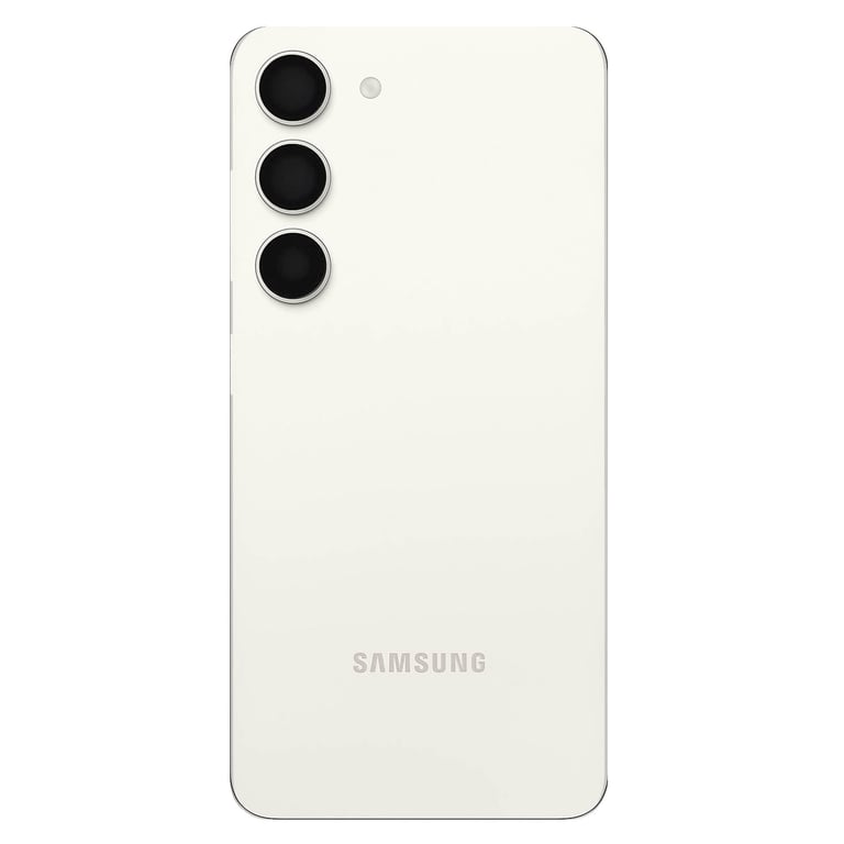 Vitre Arrière pour Samsung Galaxy S23 avec Lentille Caméra Original Crème Neuf - vue 2