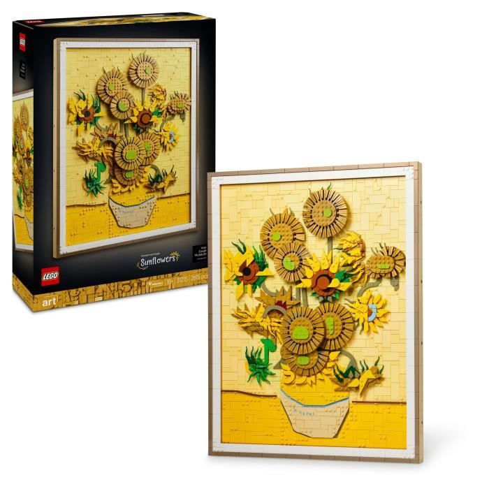Art 31215 Vincent van Gogh – Les Tournesols Tableau mural Construction pour adulte Neuf